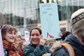 Women`s march 2020 in Amsterdam Royalty Free Stock Photo