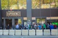 Amsterdam, Netherlands - May, 2018: The Heineken Experience brewery with visitors and tourists. Historic brewery for international Royalty Free Stock Photo