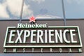 Amsterdam, Netherlands, May 3, 2016: The Heineken Experience Log Royalty Free Stock Photo