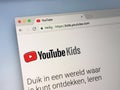 Fficial homepage of YouTube Kids.