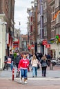 Amsterdam at the day off Royalty Free Stock Photo