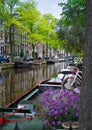 Canal side Amsterdam