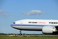 Amsterdam the Netherlands - May 3rd 2018: B-2098 Air China Cargo Boeing 777F