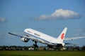 Amsterdam the Netherlands - May 3rd 2018: B-2098 Air China Cargo Boeing 777F