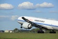 Amsterdam the Netherlands - May 3rd 2018: B-2098 Air China Cargo Boeing 777F