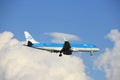 Amsterdam the Netherlands - May, 20th 2017: PH-EXA KLM Cityhopper Embraer ERJ-190STD Royalty Free Stock Photo