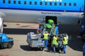 Amsterdam The Netherlands - May 26th 2017: Planes on platform