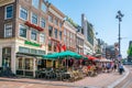 Cafe`s with terraces in Amsterdam