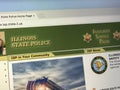 Homepage of The Illinois State Police ISP