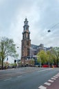 Amsterdam, Netherlands - May 6, 2015: Westerkerk (Western Church) in Amsterdam Royalty Free Stock Photo