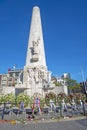 Wreaths at the National Monument in Amsterdam the Netherlands Royalty Free Stock Photo