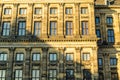 Detail of the Royal Palace of Amsterdam, built in the 17th century