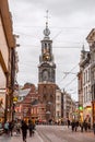 The Munttoren in Amsterdam, the Netherlands Royalty Free Stock Photo