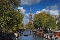 Westerkerk church tower in Amsterdam, Holland Royalty Free Stock Photo