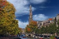 Tower of the Westerkerk church in Amsterdam, Holland Royalty Free Stock Photo