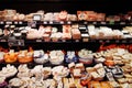 Variety of Dutch cheese in a shop, Amsterdam Royalty Free Stock Photo