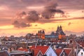 Amsterdam, Netherlands Rooftop View Royalty Free Stock Photo