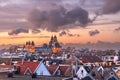 Amsterdam, Netherlands Rooftop View Royalty Free Stock Photo