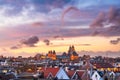 Amsterdam, Netherlands Rooftop View Royalty Free Stock Photo