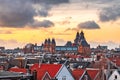 Amsterdam  Netherlands Rooftop View Royalty Free Stock Photo