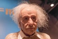 Albert Einstein wax statue in Madame Tussauds museum in Amsterdam Royalty Free Stock Photo