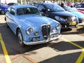 Amsterdam, The Netherlands - September 10, 2016: Blue Lancia Aurelia B20 1955