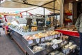 Albert Cuyp Market, street food market in Amsterdam, Netherlands