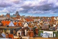 Amsterdam, Netherlands view of the cityscape from De Pijp Royalty Free Stock Photo