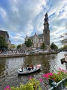 The Westerkerk, a reformed church within Dutch Protestant Calvinism in Amsterdam, Netherlands