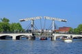 Trip through the picturesque canals of Amsterdam Royalty Free Stock Photo