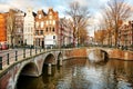 Amsterdam old town centre, Nederlands Royalty Free Stock Photo