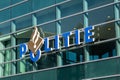 Amsterdam Police logo on the facade of a police building