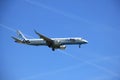 Amsterdam Schiphol Airport - May 5th 2016: G-FBEH Flybe Embraer