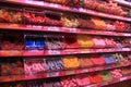 Amsterdam Schiphol Airport, the Netherlands - april 14th 2018: various sorts of candy