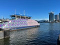 Amsterdam, September 7, 2023. The shuttle ferry at the IJ in Amsterda.