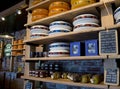 Amsterdam - Shelves of Dutch Cheese Royalty Free Stock Photo