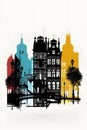 Amsterdam simple illustration