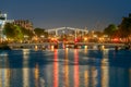 Amsterdam. Skinny Bridge. Royalty Free Stock Photo