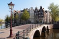 Amsterdam in spring Royalty Free Stock Photo