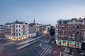 Amsterdam streets in the evening