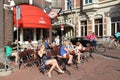 Amsterdam summer - sidewalk cafe