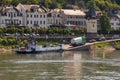 Ferry landing in Kaub Germany