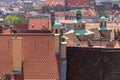 Skyline of Nuremberg from Kaiserburg Nuremburg Imperial Castle of Nuremberg Royalty Free Stock Photo