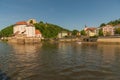 Veste Niederhaus Passaue Germany from the Danube Royalty Free Stock Photo