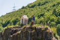 Shrines at Schleuse Jochenstein Jochenstein Lock Austria