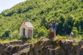 Shrines at Schleuse Jochenstein Jochenstein Lock Austria