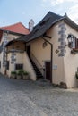 Typical building Main street in Durnstein Austria