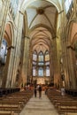 Interior of the Dom St Peter St Peter Cathedral Regensburg Germany Royalty Free Stock Photo