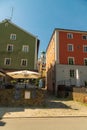 Riverfront buildings in Passau Germany