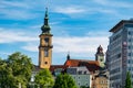 City centre buildings Linz Austria